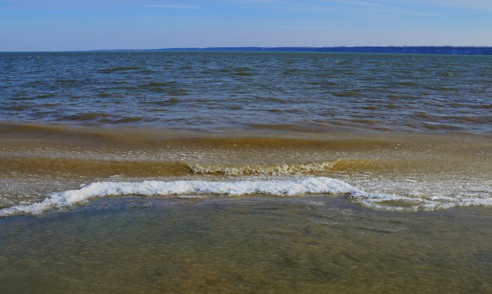 Чумбур-Коса, ледяной прибой Чумбур-Коса, ледяной прибой