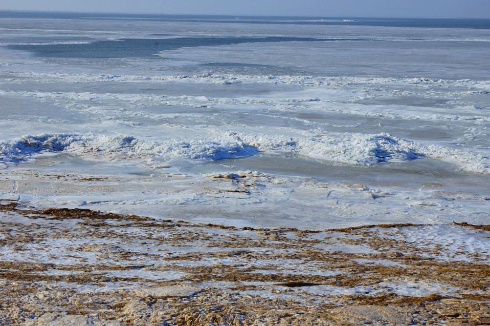 Чумбур-Коса, льды Чумбур-Коса, льды