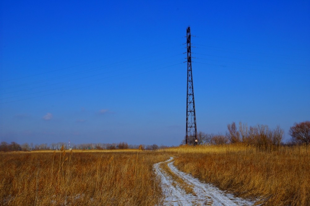 Опора ЛЭП, турецкие каланчи под Азовом Опора ЛЭП, турецкие каланчи под Азовом