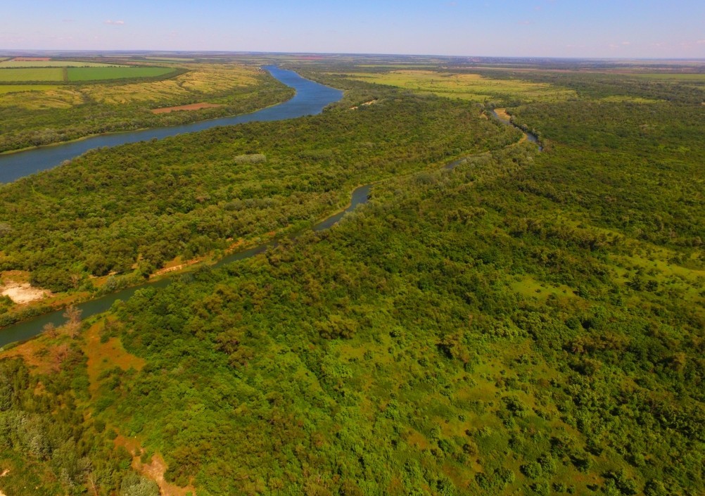 Место слияния Дона и Северского Донца у островов Куркин и Чебачий. Место слияния Дона и Северского Донца у островов Куркин и Чебачий.