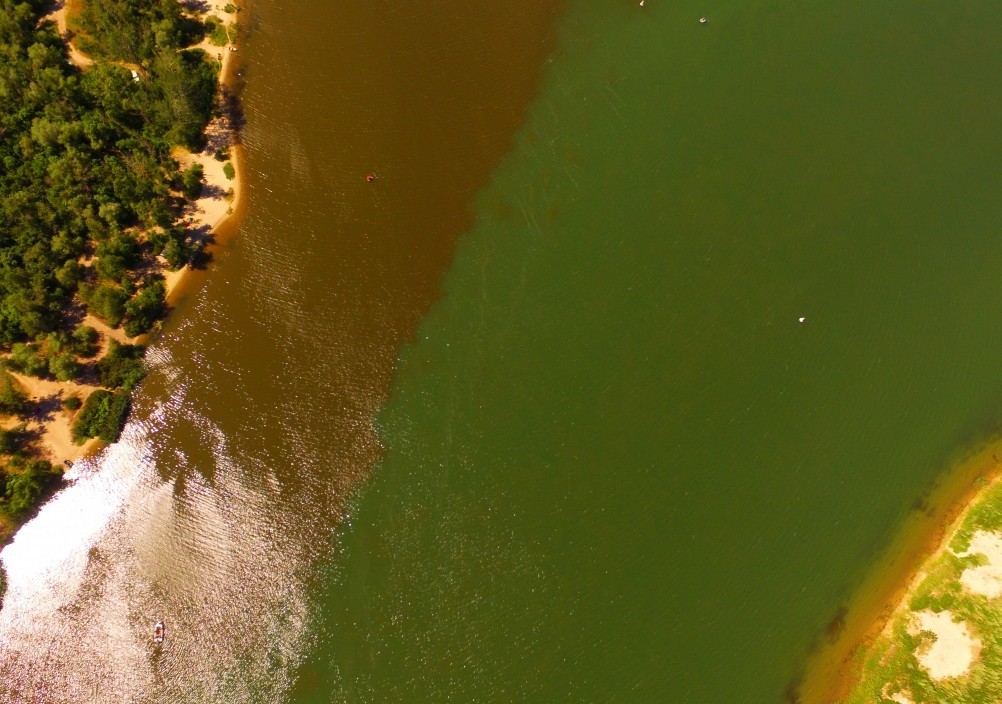Место слияния Дона и Северского Донца у островов Куркин и Чебачий. Место слияния Дона и Северского Донца у островов Куркин и Чебачий.