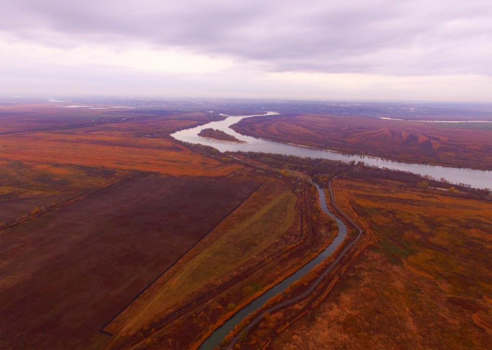 Река Черкасская на пути на Кавказ.