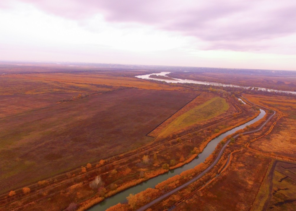 Река Черкасская на пути на Кавказ.