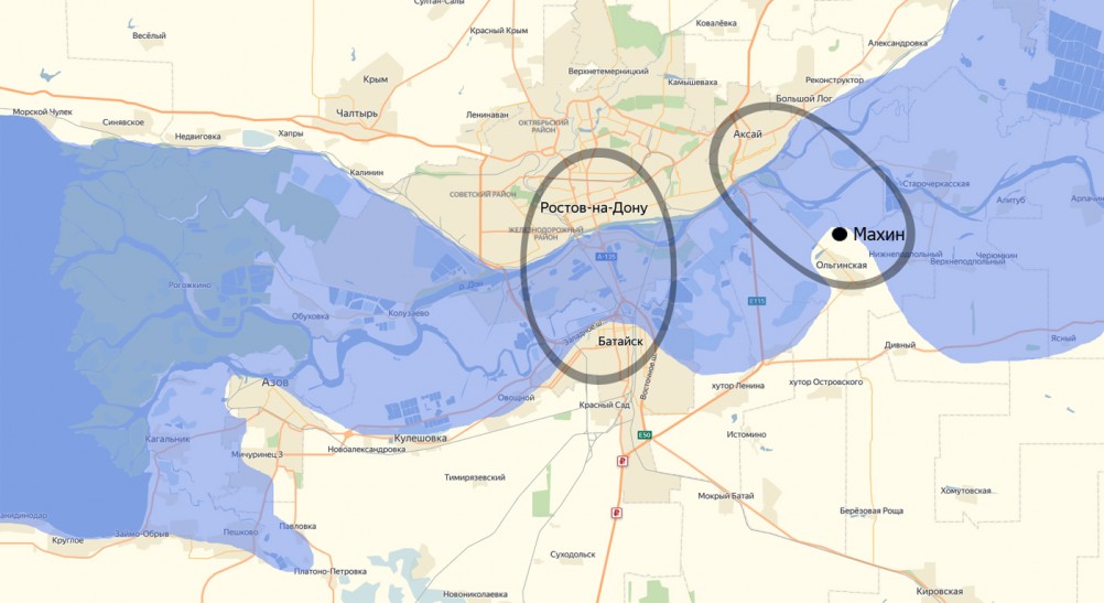 Памятники архитектуры на ул. Гулаева у Аксайской переправы