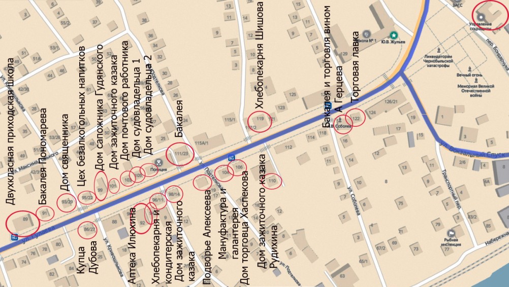 Памятники архитектуры на ул. Гулаева у Аксайской переправы