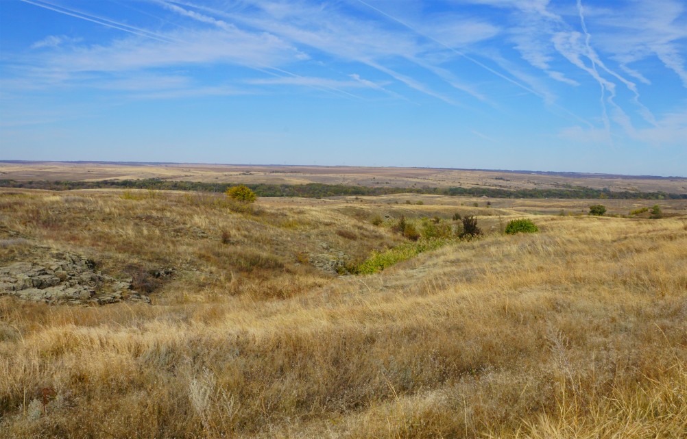 Осенняя степь в долине реки Кундрючьей