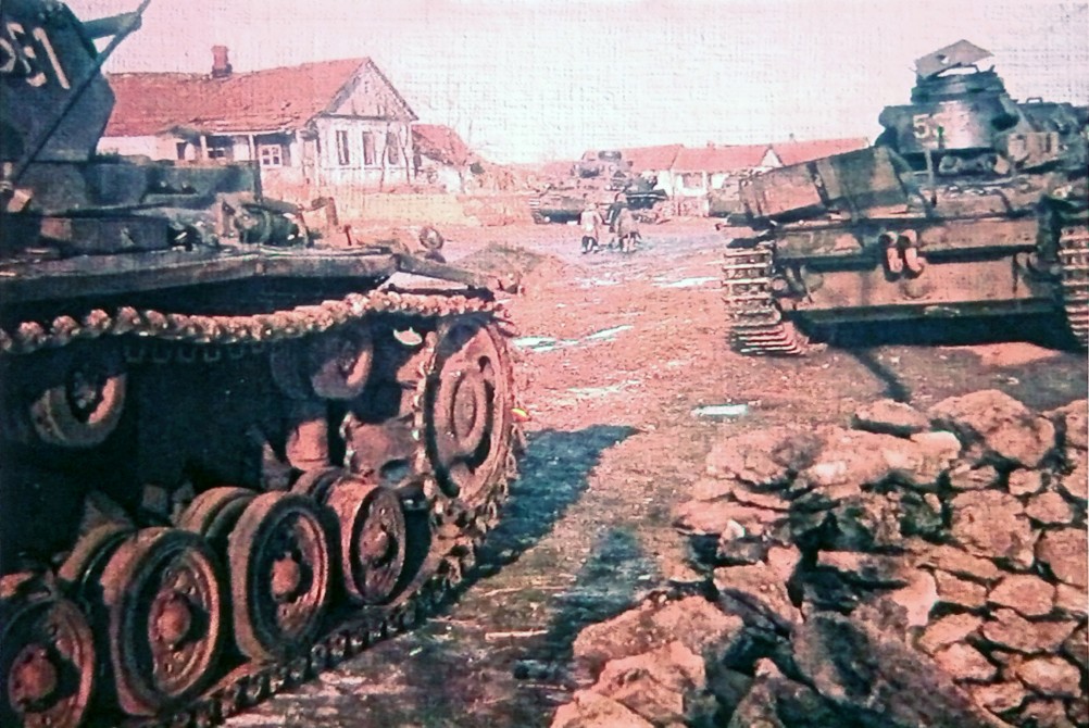 Немецкие танки в.ростовской области в 1941 г.