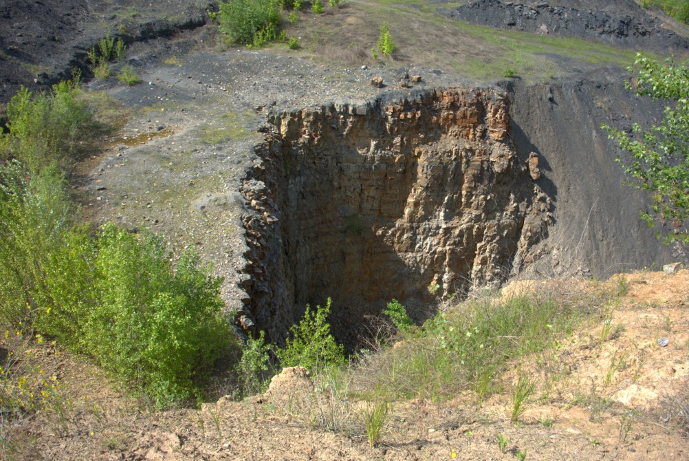 Старый карьер на берегу Северского Донца